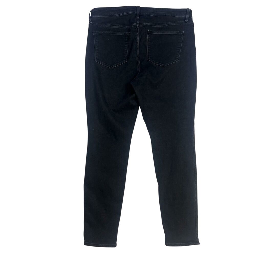 Old Navy Rockstar Super Skinny‎ Jeans Black Stretch Denim Size 14